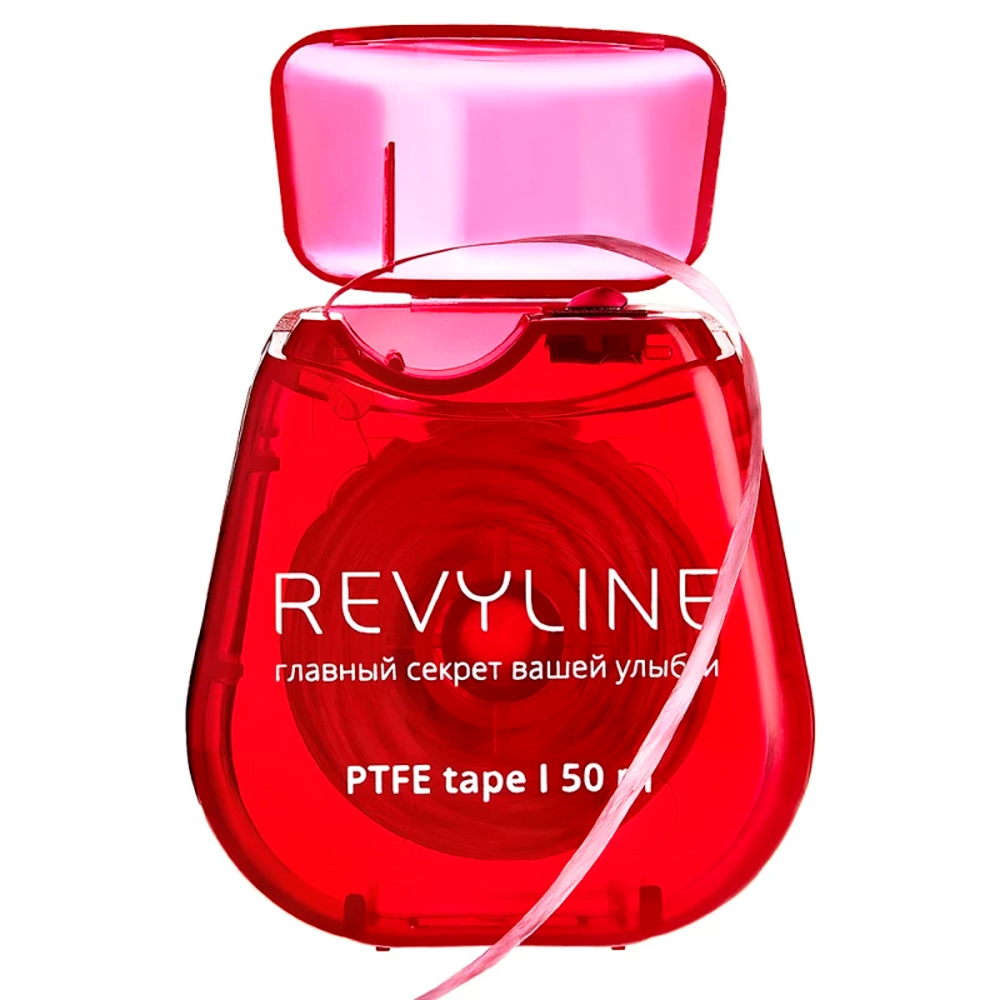 Зубная нить Revyline PTFE Special Color Edition, Bubble Gum, 50 м | фото