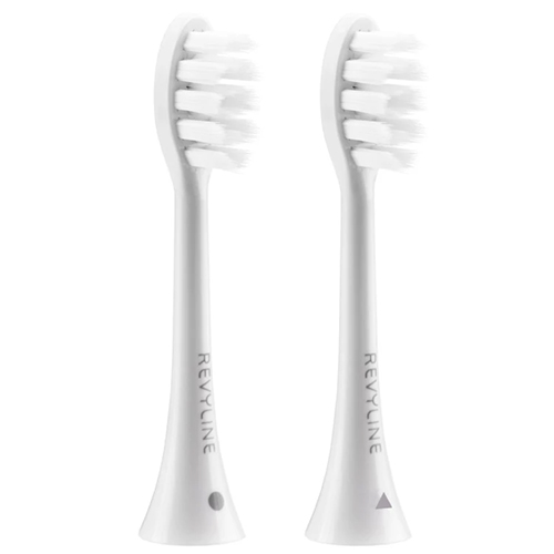 Насадки для электрической зубной щётки Revyline RL 015 белые, 2 шт, мягкие | фото