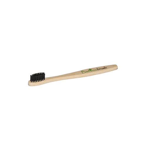 Бамбуковая зубная щетка Bamboobrush Mini с угольным напылением | фото