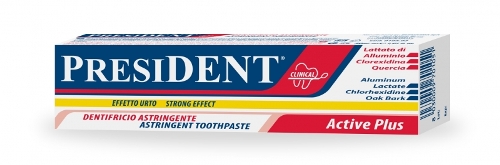 Зубная паста вяжущая "PRESIDENT Activ Plus"