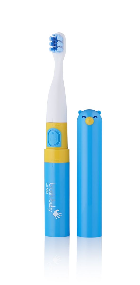 Brush-Baby Go-Kidz Blue звуковая зубная щетка, от 3 лет, голубая | фото