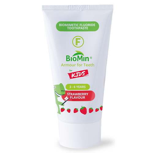 Зубная паста для детей BioMin F Strawberry 37.5ml/50g (клубника)
