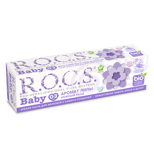 Зубная паста R.O.C.S. Baby "Аромат липы", 45 гр | фото