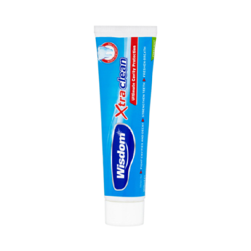 Зубная паста для укрепления эмали Wisdom Xtra Clean Ultimate Cavity Protection 100мл | фото