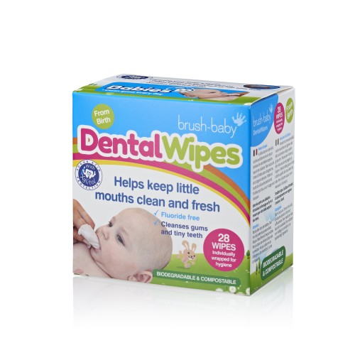 Brush-Baby DentalWipes детские зубные салфетки | фото