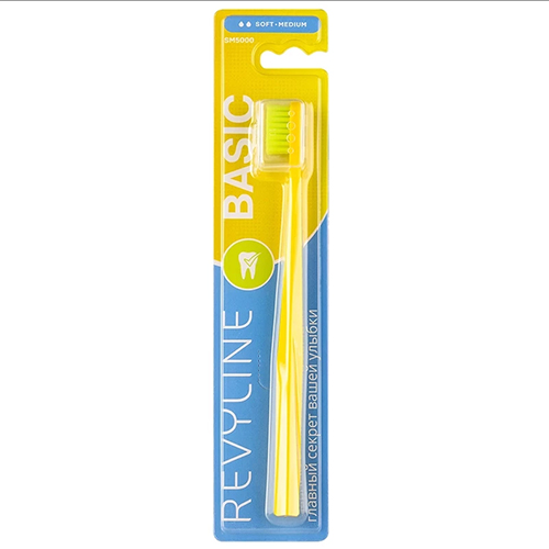 Revyline SM5000 BASIC зубная щётка, желтая с салатовой щ. | фото