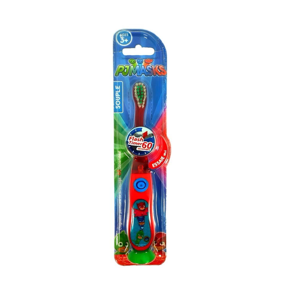 PJ Masks Детская зубная щетка с таймером-подсветкой ручкой на присоске | фото