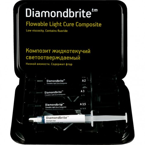 Diamondbrite композит микрогибридный жидкотекучий светоотверждаемый низкой вязкости | фото