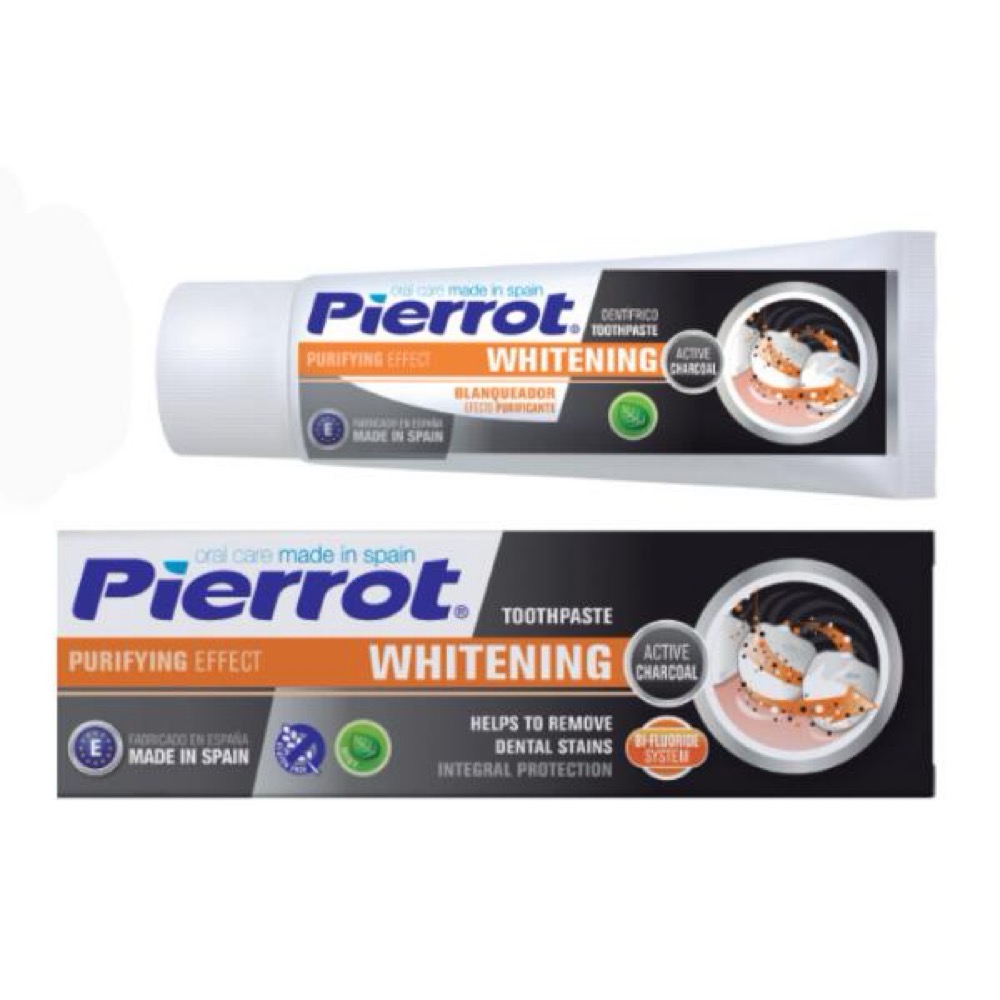 Зубная паста Pierrot Whitening Charcoal 75 мл | фото