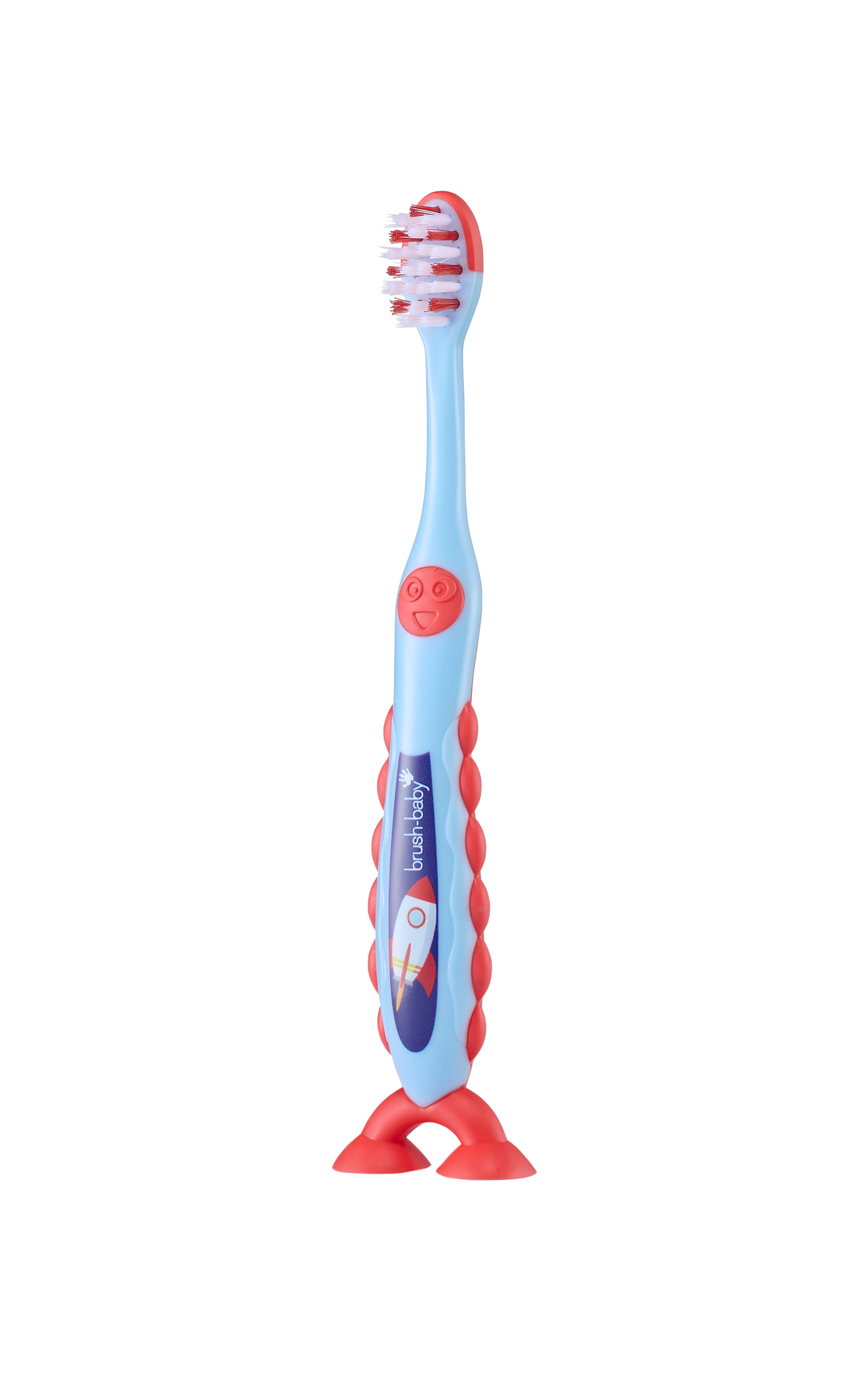 Brush-Baby FlossBrush NEW зубная щётка, 3-6 лет, ракета | фото