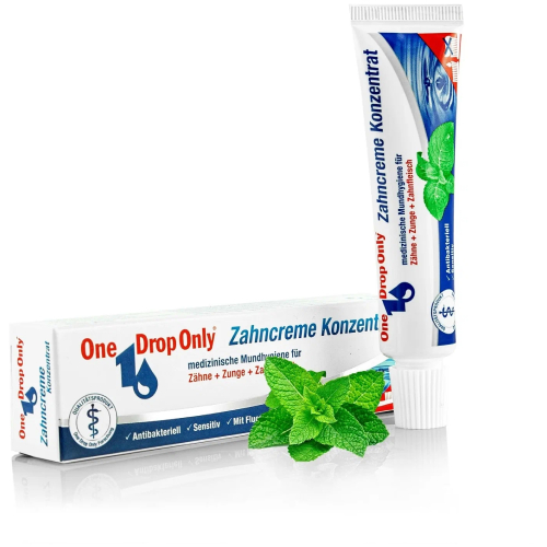 One Drop Only Zahncreme Концентрированная зубная паста с маслом чайного дерева, монофторфосфатом натрия и кальцием, 25мл | фото